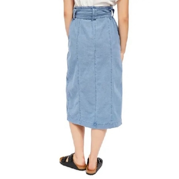 Free People Catching Feelings blueberry pie Skirt 4 NWT - Picture 6 of 12